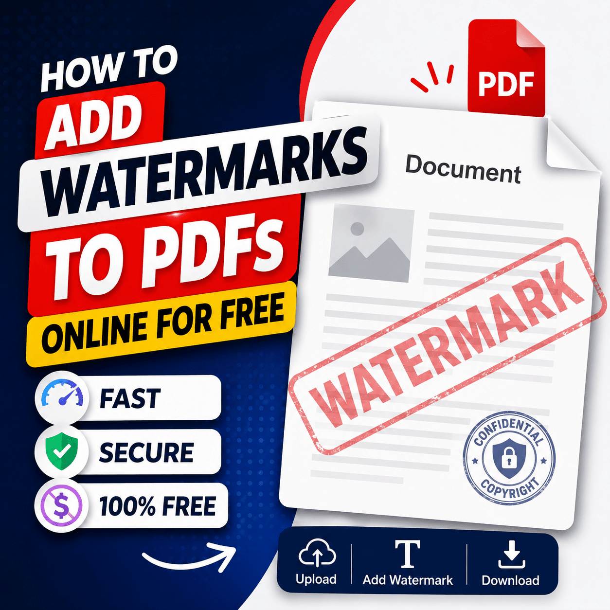 How to Add Watermarks to PDFs Online for Free (Step-by-Step Security Guide)