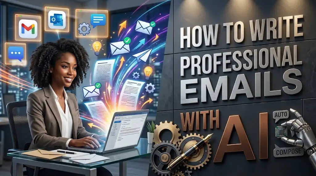 How to Write Professional Emails With AI