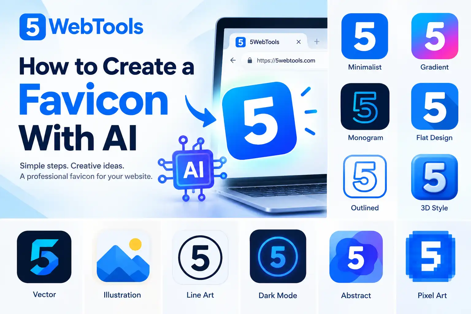 How to Create a Favicon With AI: Easy Beginner Guide