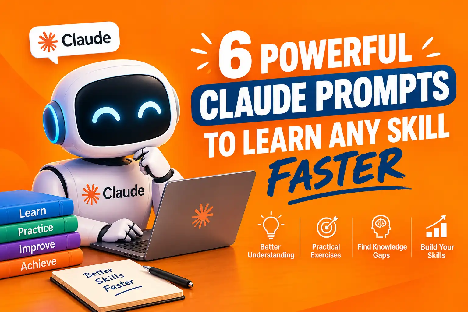 6 Powerful Claude Prompts to Learn Any Skill Faster