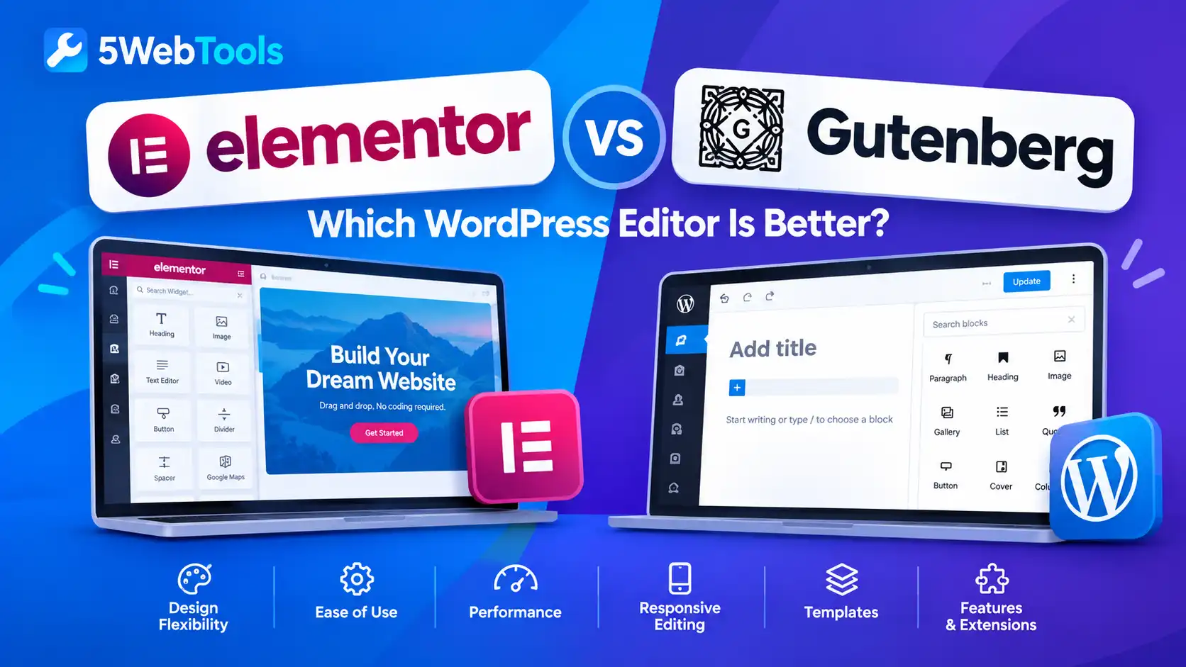 Elementor vs Gutenberg: What's the Difference?