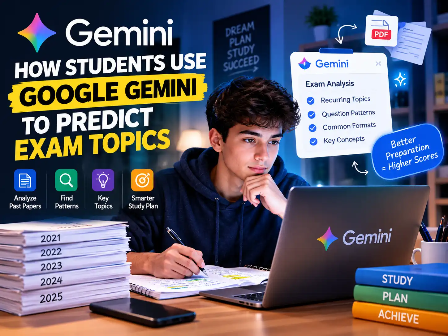 How Students Use Google Gemini to Predict Exam Topics
