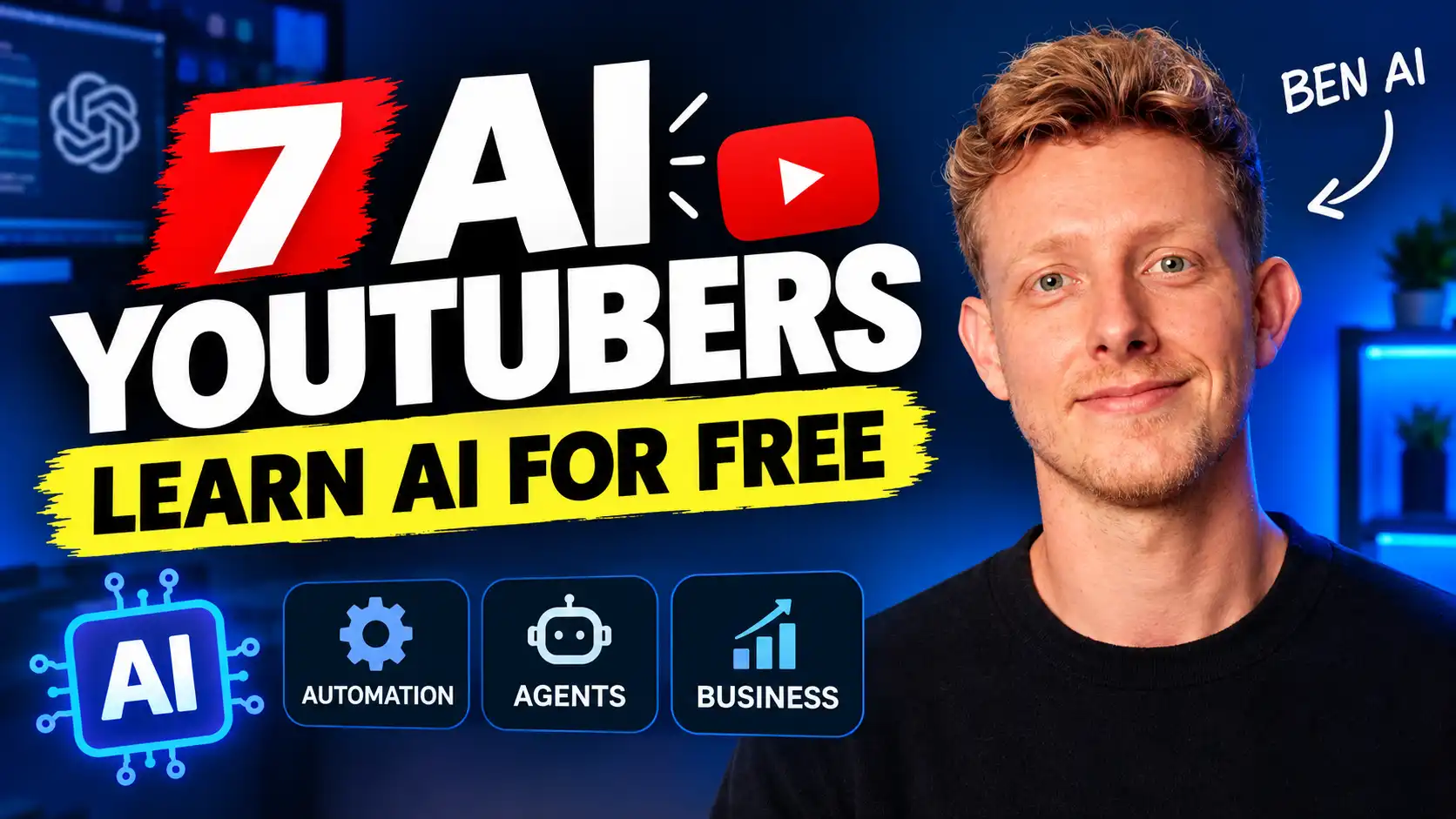 7 YOUTUBERS WHO TEACH AI BETTER THAN ANY PAID COURSE