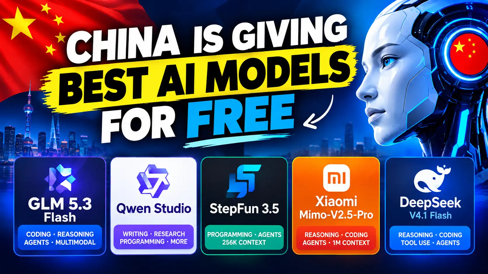 CHINA IS GIVING BEST AI MODELS FOR FREE